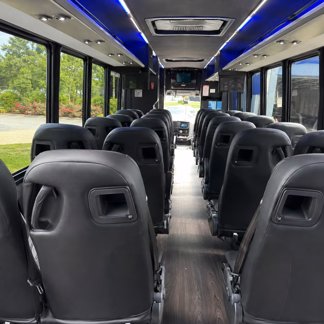 albuquerque 30 passenger minibus inside