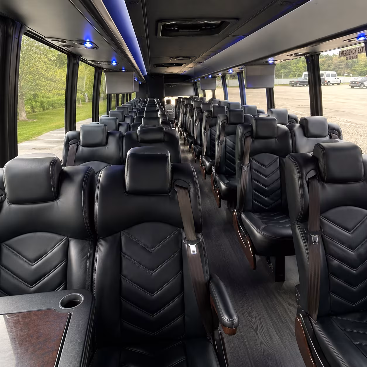 albuquerque 35 passenger minibus inside