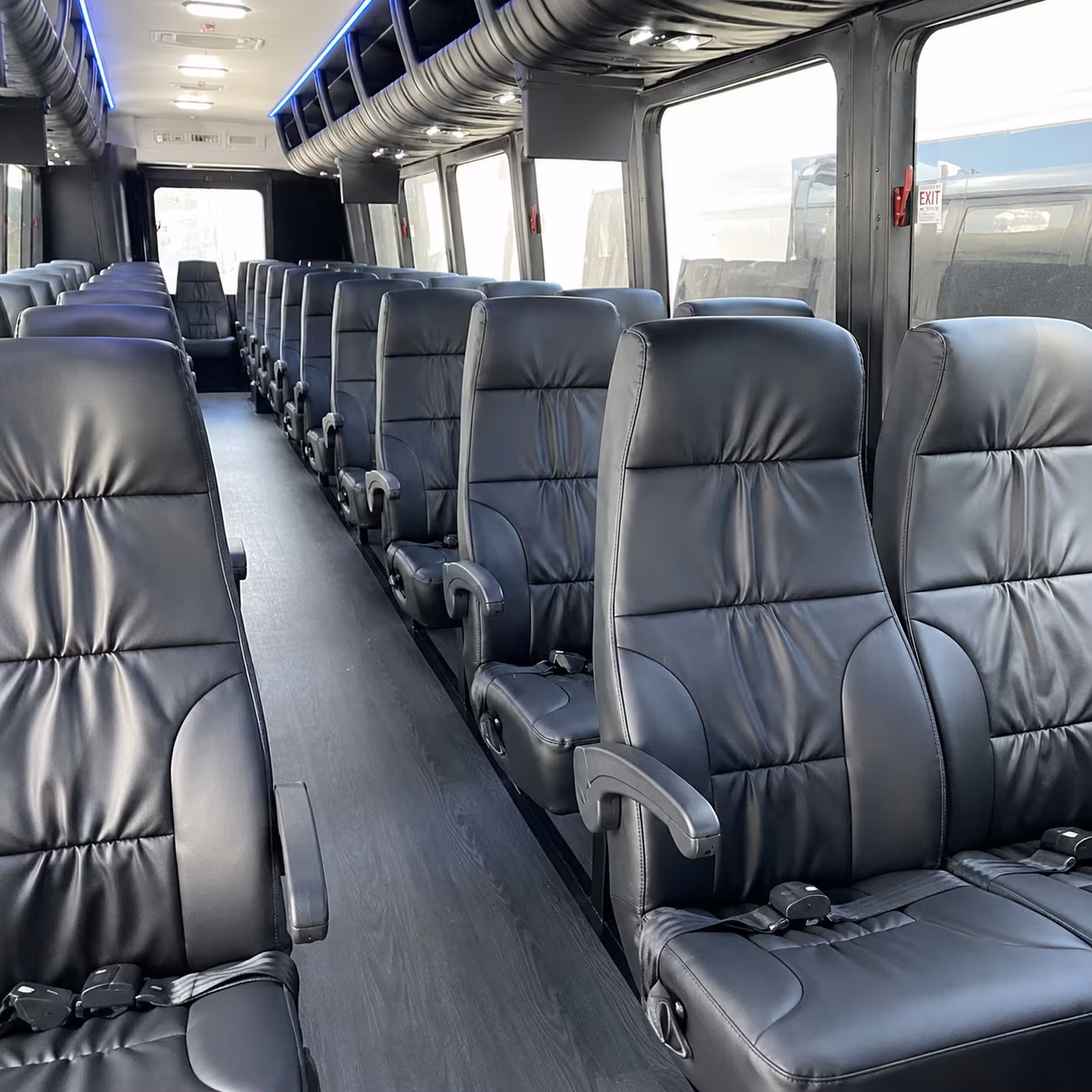 albuquerque 35 passenger minibus interior