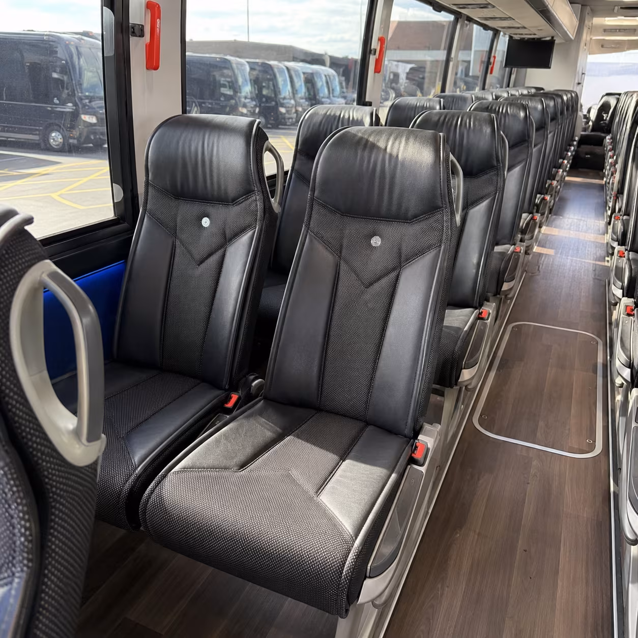 albuquerque 40 passenger charter bus interior