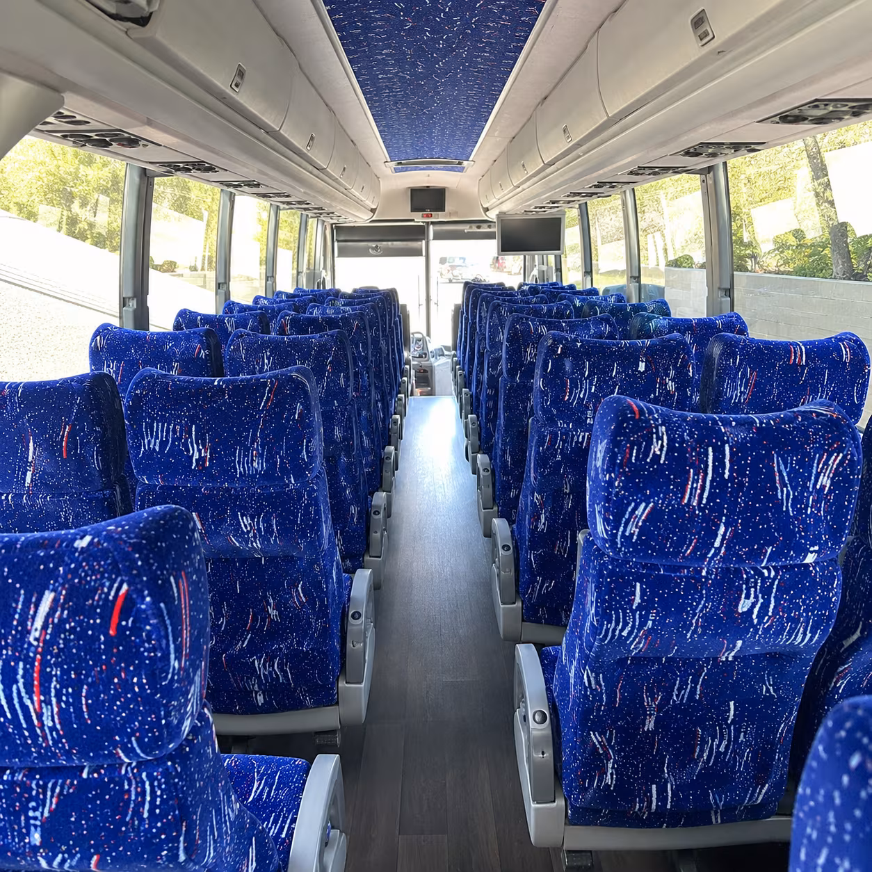 albuquerque 50 passenger charter bus interior