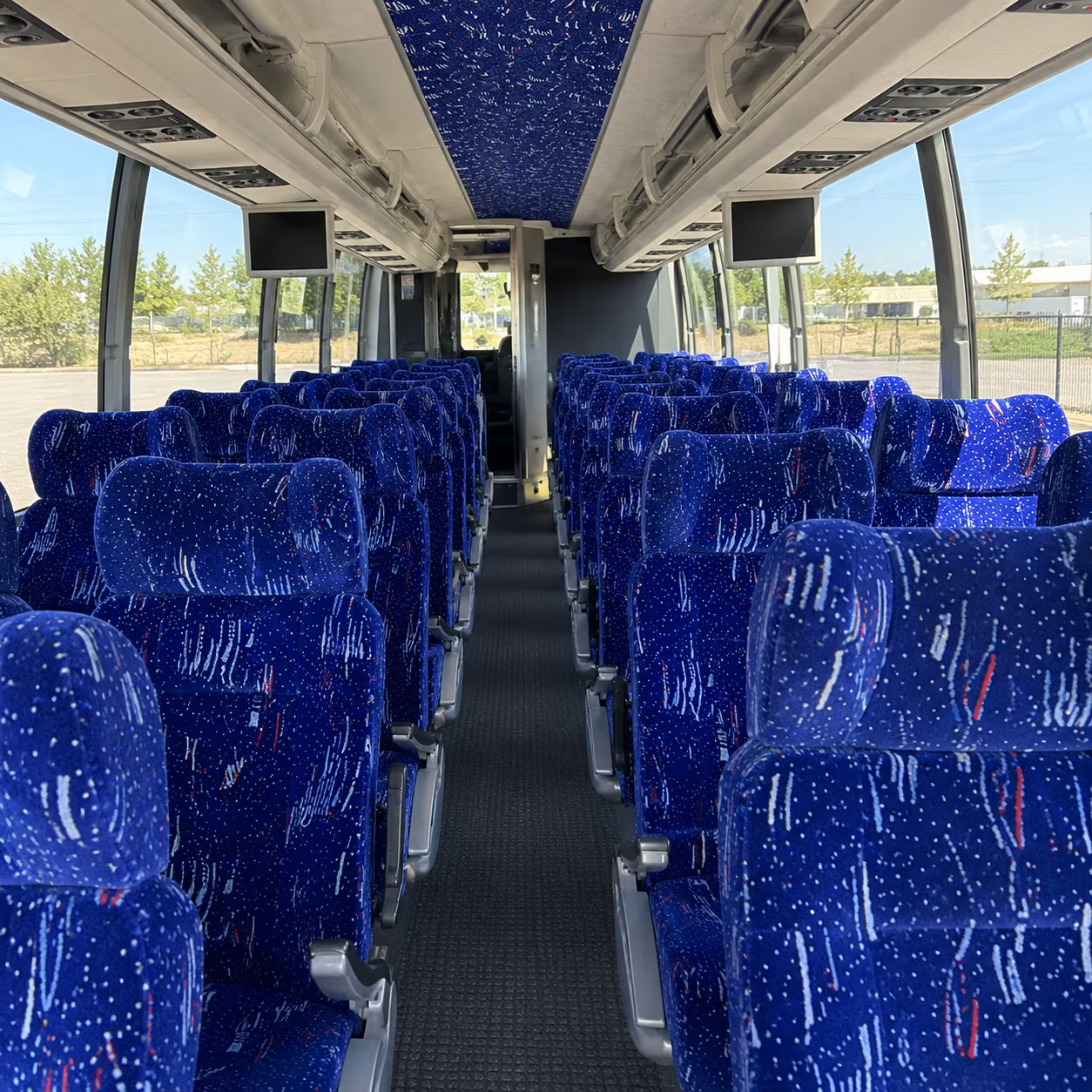 albuquerque 54 passenger charter bus interior