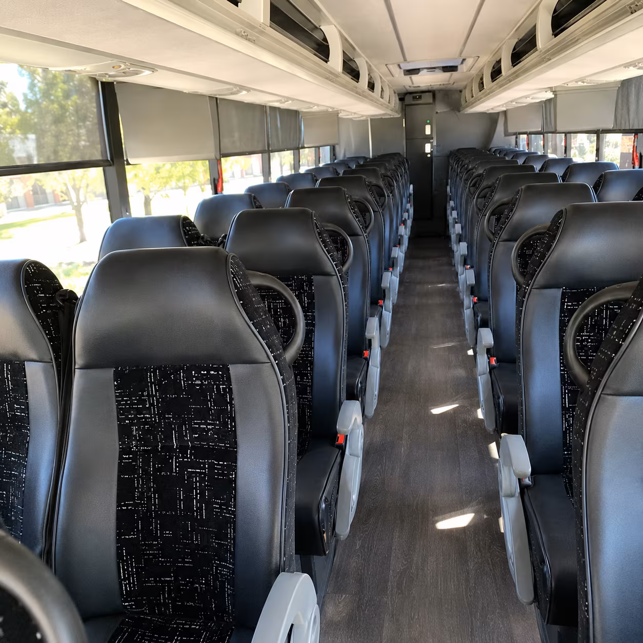 albuquerque charter bus inside